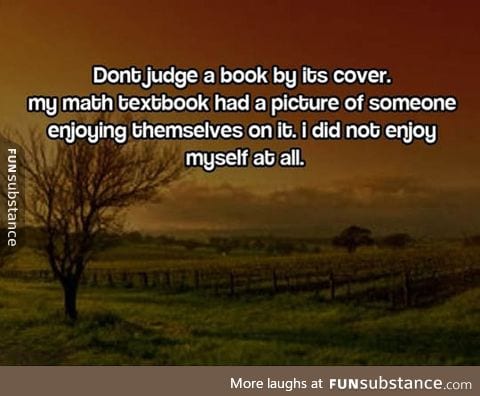 Don't Judge Books By Their Covers