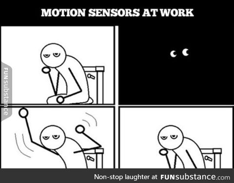 Motion sensor lighting