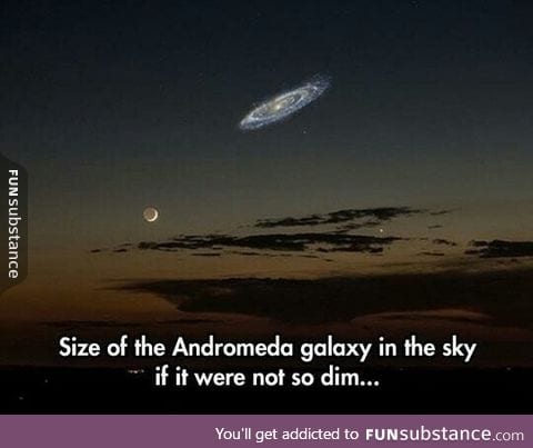 Andromeda size