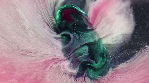 Spectacular view of what happens when pill dissolve