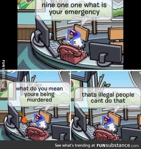 Murder is Illegal in Club Penguin