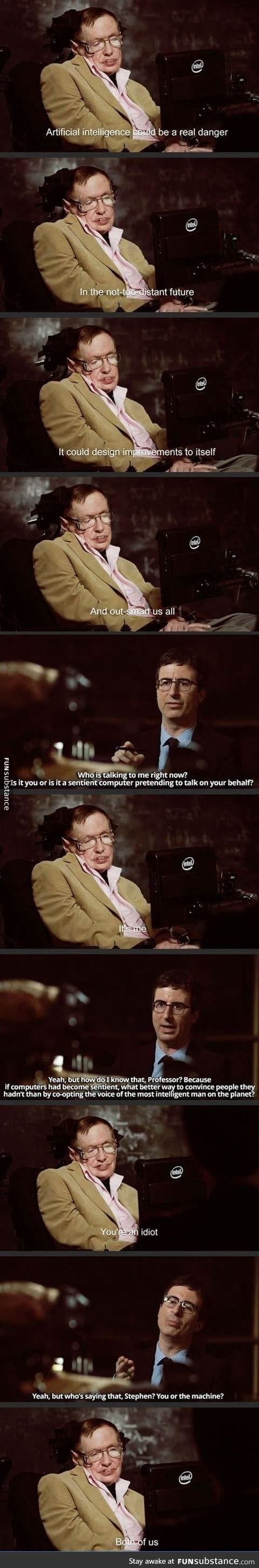 Stephen Hawking is a genius