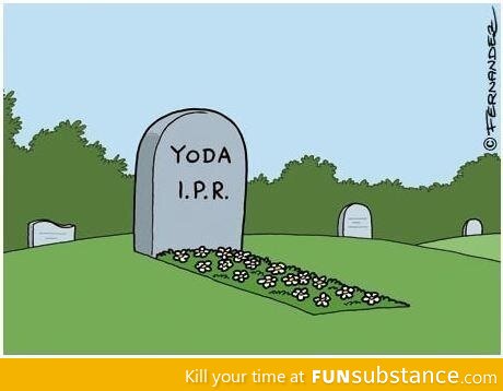 Yoda's tombstone