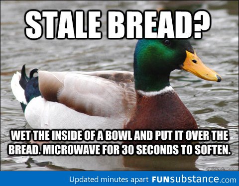 Solve the stale bread