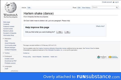 So I Googled Harlem Shake