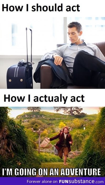 When I travel somewhere