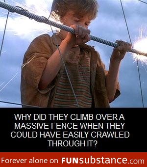 This always bothered me in Jurassic Park