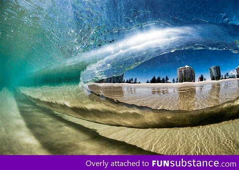 Underwater Wave photo by Ray Collins