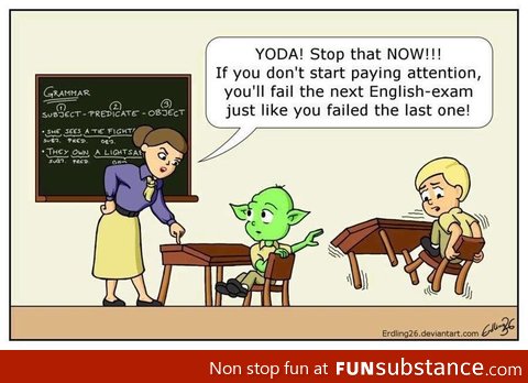 Yoda in school