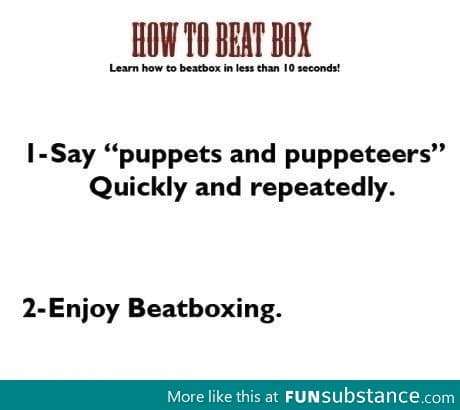 How to beat box