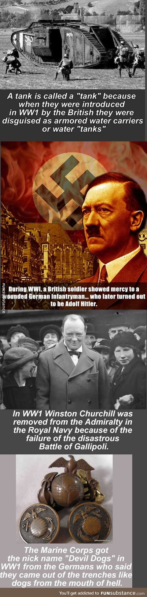 Random facts about WW1