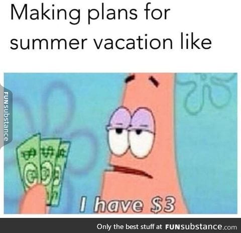 Making plans for summer vacation be like