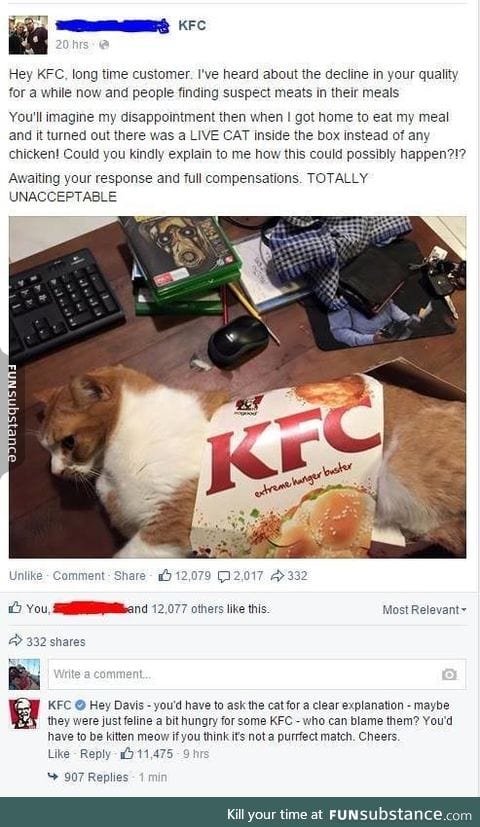 Unacceptable KFC