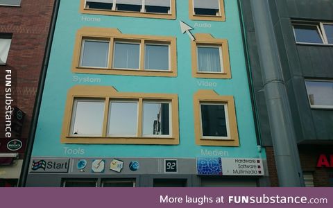 This is a real house in Germany