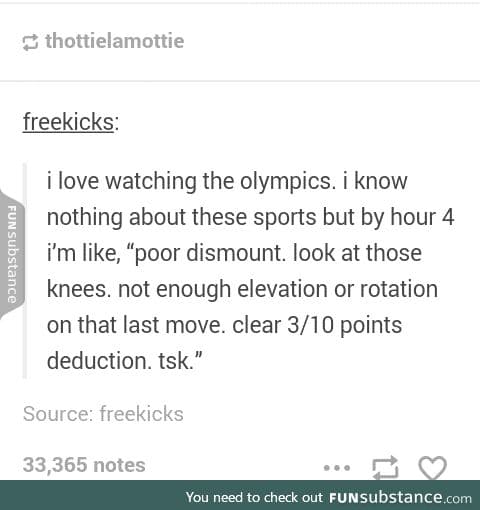 The Olympics bore me to death tbh