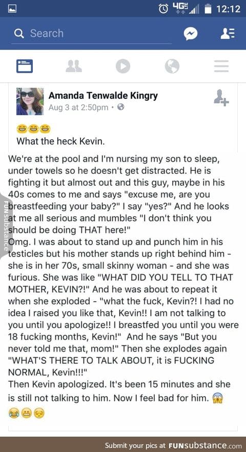 Kevin's mom is a badass