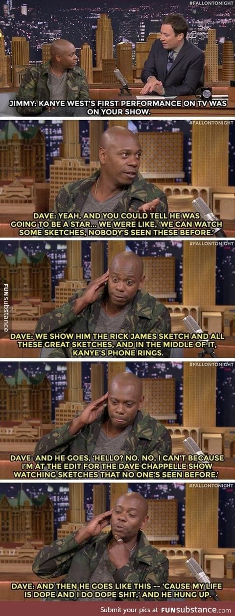 Dave Chappelle talks about Kanye West