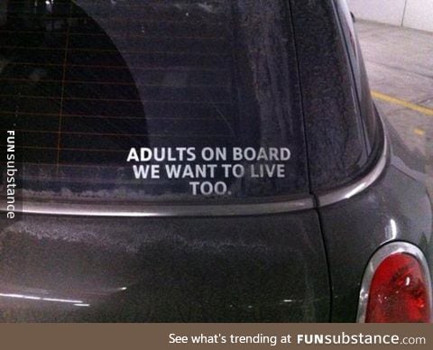 Everyone needs bumper stickers too