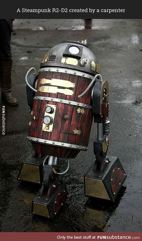 A Steampunk R2-D2