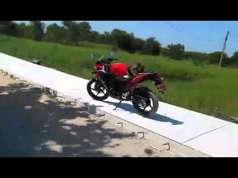 Man gets into fisticuffs with Monkey that won't get off his motorcycle