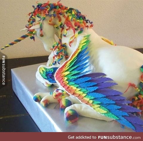 Epic unicorn cake