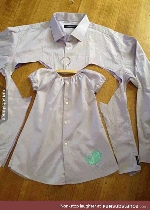 Recycling old shirts