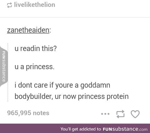 You're all princesses now