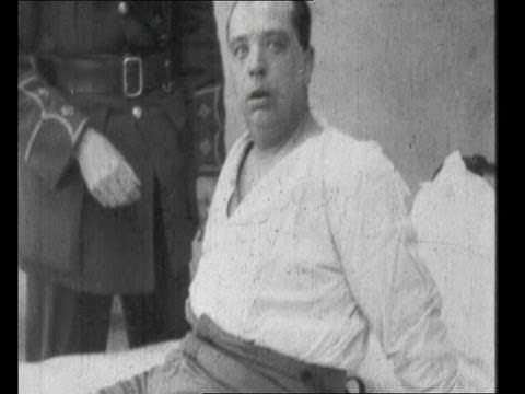 Footage showing the effects of being shelled 18 hours a day for weeks in a trench in WWI