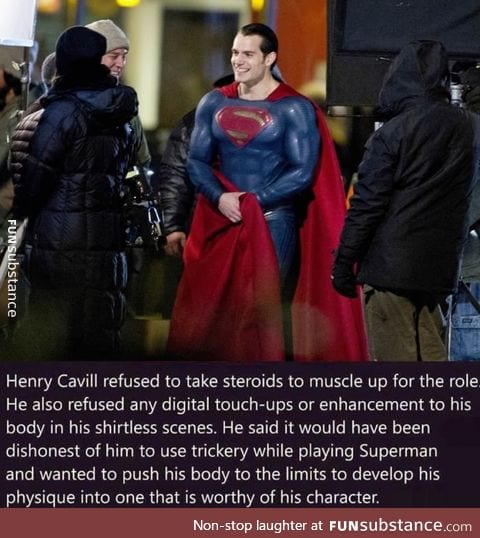 No doubt he is the real Superman