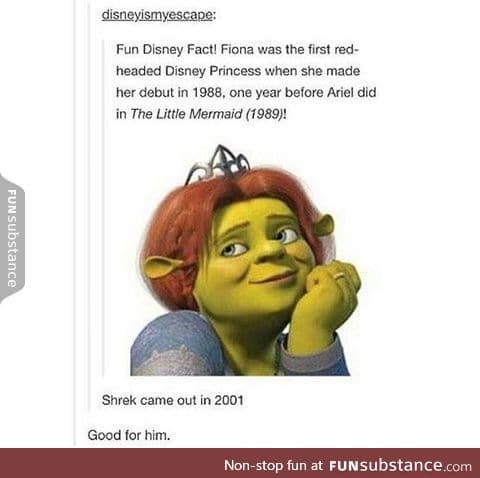 Fiona, the forgotten Disney princess