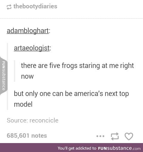 America's Next Top Frog