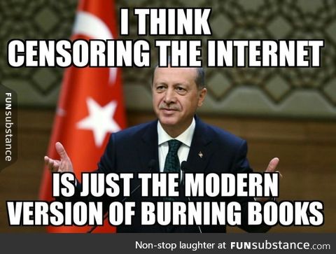 Looking at you Erdogan