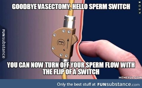 Now men can turn fertility on and off with the sperm switch