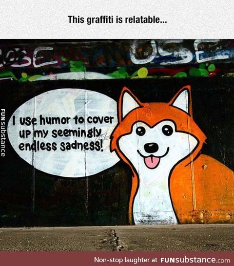 Relatable graffiti