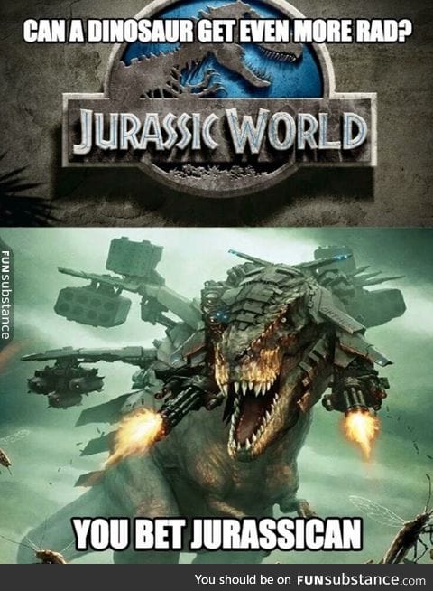 Could Jurassic World get any better!!