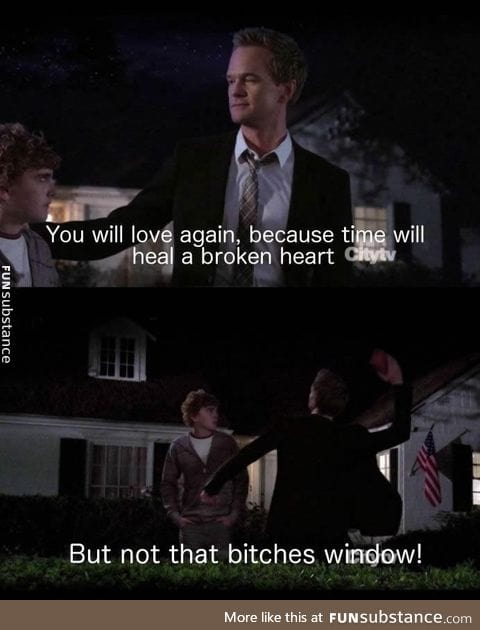 Barney, you're doing it right