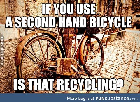 Second hand bicycle