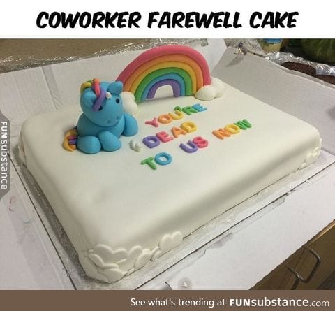 Farewell cake