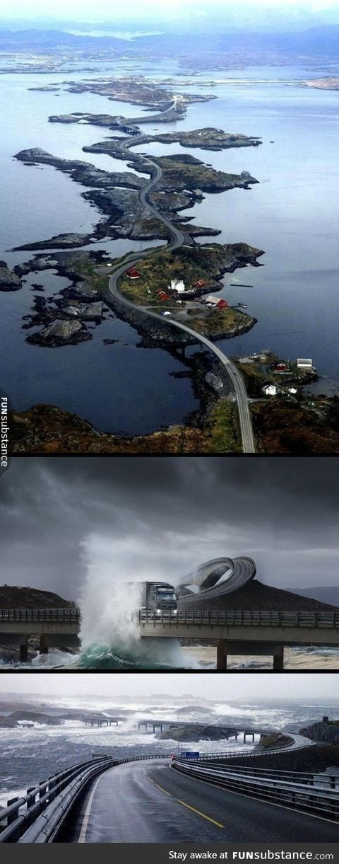 The Atlantic Ocean Road in Norway