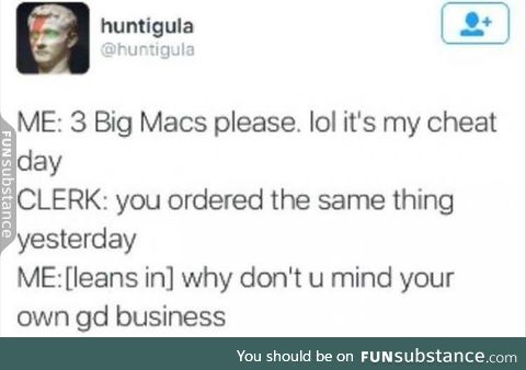 Three Big Macs please!