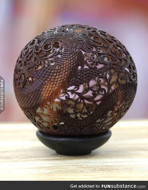 Carved from a Coconut