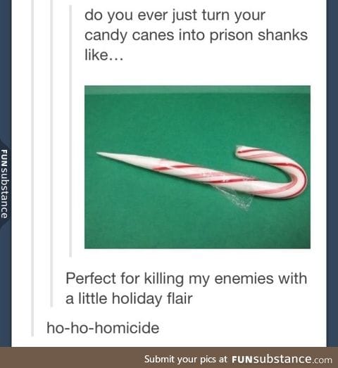 I'm so ready for the holidays already. I want to snort crushed candy canes.