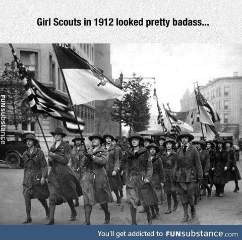 Girl Scouts in 1912