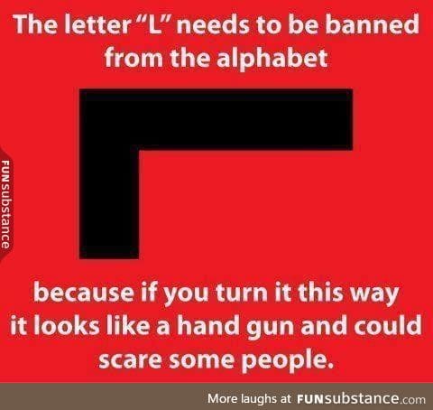 Ban letter "L"