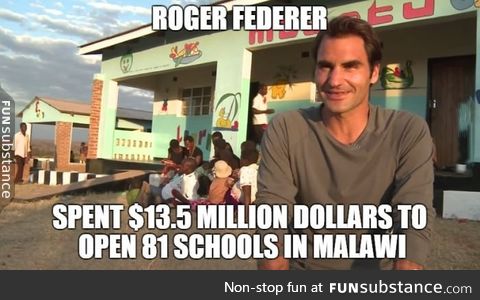 Good guy Roger Feferer!