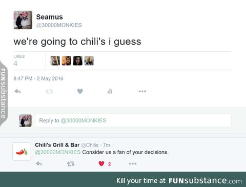 Chili's approves