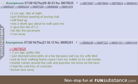 Anon got into a Street Fight once