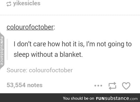 Blankets are amazing any time of year