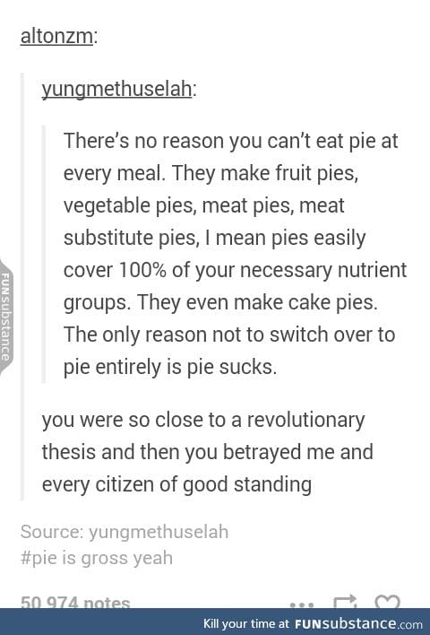 Pie is awesome