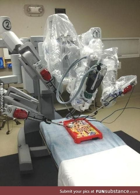 The proper test for robotic surgery equipment